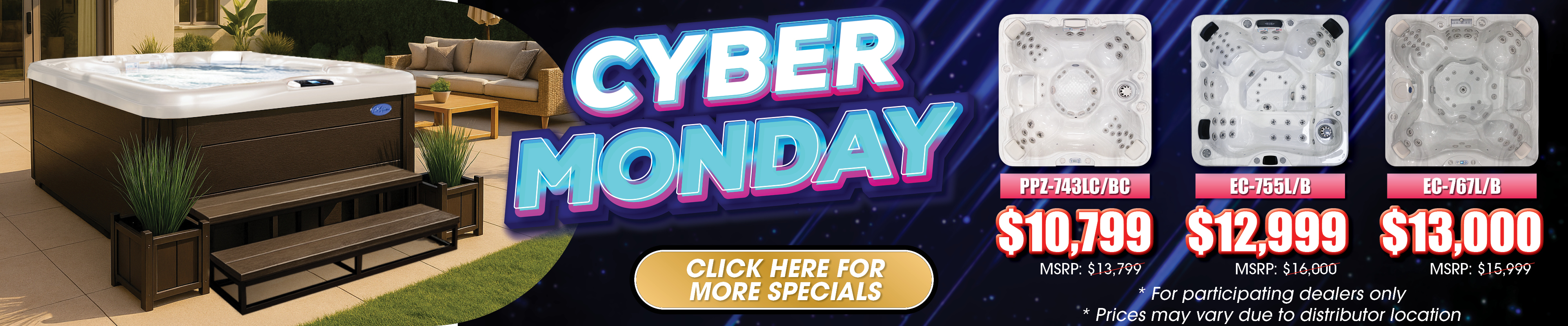 Calspas hot tub being used in a family setting - Southaven