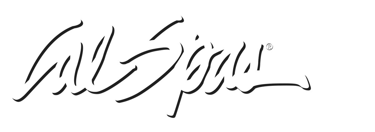 Calspas White logo Southaven